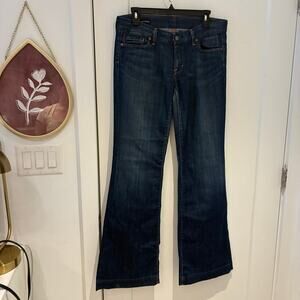 Citizens of Humanity Faye #003 Dark Wash Low Waist Full Leg Jeans z 30
